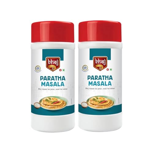 Bhoj Masale Paratha Masala Net 450GM Each (Pack Of 2) | Premium Artisanal Jain Spices with Rich & Strong Flavour | Ready to Use | No added colours | No Onion and No Garlic (Jain Friendly)