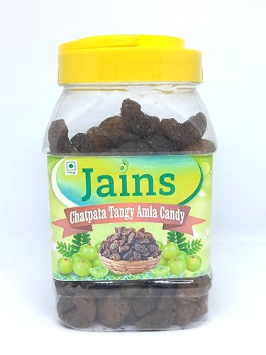 JAINS Dried Chatpata Spicy Amla Candy | Natural | No Artificial Colour Used (Amla) | Chatpata Amla Candy | Mukhwaas (500 gm)