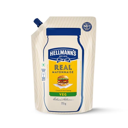 Hellmann's Veg Mayonnaise|| 100% Vegetarian Creamy Mayo Used For Dressings And Condiments|| 775 g