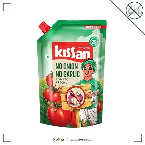 Kissan No-Onion No-Garlic Tomato Sauce, 850g / 900g / 950g (Weight May Vary)