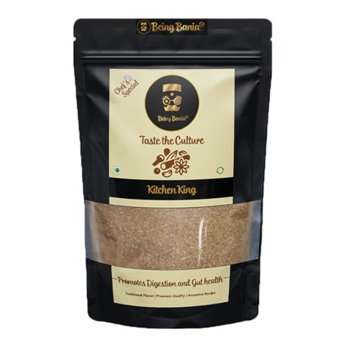 Being Bania Kitchen King Chef Special, 500 Gms | Kitchen Masala Powder |100% Natural Ingredients | No Added Preservatives | All in 1 Vegetable Masala | Exotic Indian Spices | No onion, no garlic |