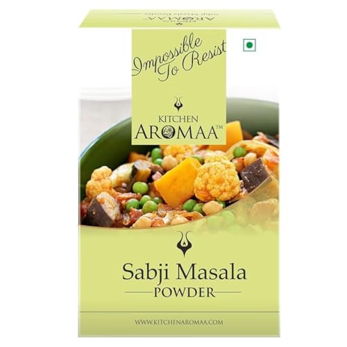 Kitchen Aromaa Sabji masala powder, No Onion - No Garlic, Jain Special Masala, 100 gm (Pack of 1) Zero added Colours, Fillers, Additives & Preservatives