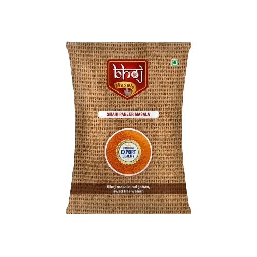 Bhoj Masale Shahi Paneer Masala Powder 100Gm |Authentic Blend Of Spices For Delicious North Indian Curry|Ideal For Home Cooks, No Colour, No Preservatives, No Onion & No Garlic (Jain Masala)