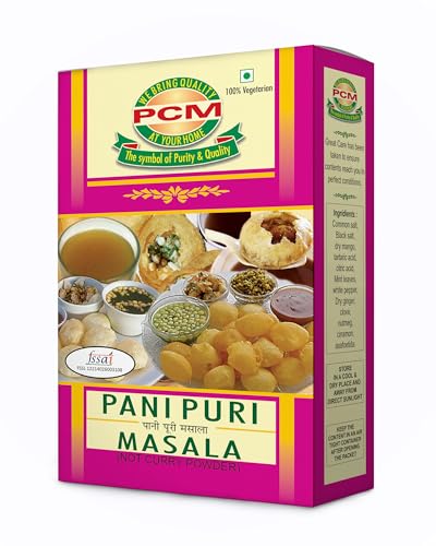 PCM Pani Puri Masala Powder - 100g | Tangy & Spicy Golgappa Pani Mix for Authentic Street-Style Taste