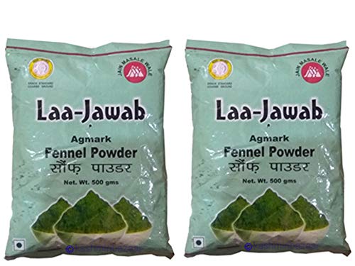 Laa-Jawab Saunf Powder (Jain Masala) 500 Gram x 2 | Kashmiri Essence from Jammu