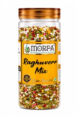 Morpa Raghuverr Mix Mouth Freshener Jain Special Mukhwas with Fennel Seeds Sugar Coated Saunf and Aromatic Spices Refreshing After Meal Digestive 200g