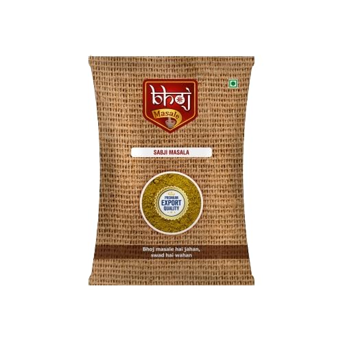 Bhoj Masale Sabji Masala Powder 100GM | Spices with Natural Ingredients For Healthy and Delicious Cooking. No Colour, No Preservatives, No Onion & No Garlic (Jain Masala)