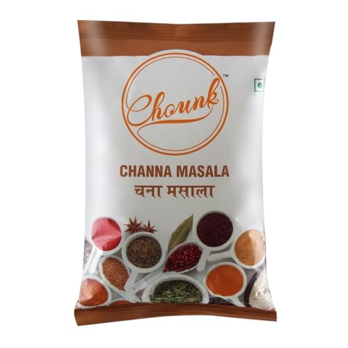 Chounk 100% Pure Punjabi Chana Masala Powder 500g No Onion No Garlic Blended Spice Mix Ready To Cook Powder Masala | No Chemicals