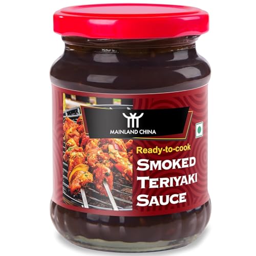 Mainland China Smoked Teriyaki Sauce 225g | Ready to Cook Plant Based Superfood | No Artificial Flavours | Rich in Vitamins & Minerals | Perfect for Stir Fry, Japanese Cuisine & Restaurant Style Meals
