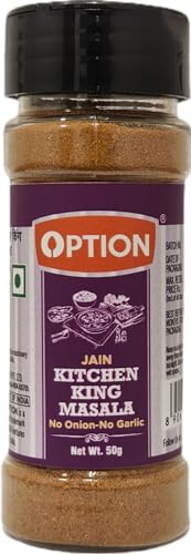 Option Kitchenking Jain Masala Healthy and Delicious Choice | No Onion, No Garlic (50gm) Pack of 2