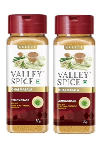 Valley Spice Select Chai Masala (Lemon Grass 50g (Pack of 2))