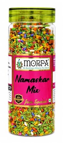 Morpa Namaskar Mix Mouth Freshener Premium Indian Mukhwas Saunf Supari and Colorful Seed Blend After Meal Digestive and Breath Freshener Jain Special 100% Veg
