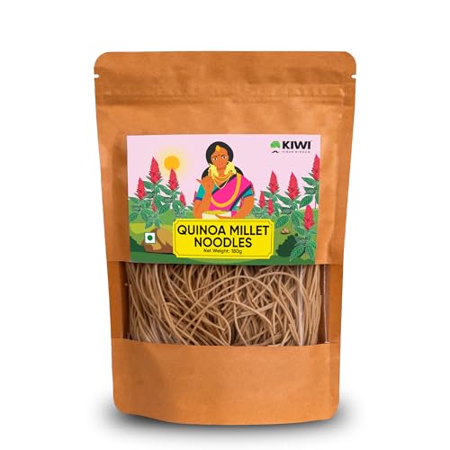 Kiwi Kisan Window Quinoa Millet Noodle, 180g | No Maida, No MSG | Instant Cooking | High Protein & Fibre | Wholesome & Tasty
