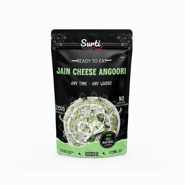 Surtiflavour Sp. Jain Cheese Angoori, Ready to Eat, 250g