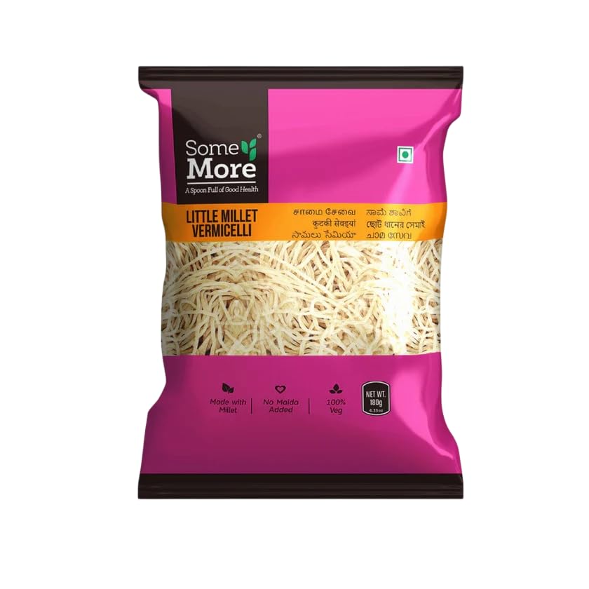 SOME MORE ﻿Little Millet Sevai 180g | Instant Millet Sevai | Traditional Grain Food | Quick Cook Pack | Healthy Millets Meal | Easy Preparation Mix | Kitchen Use Food Pack