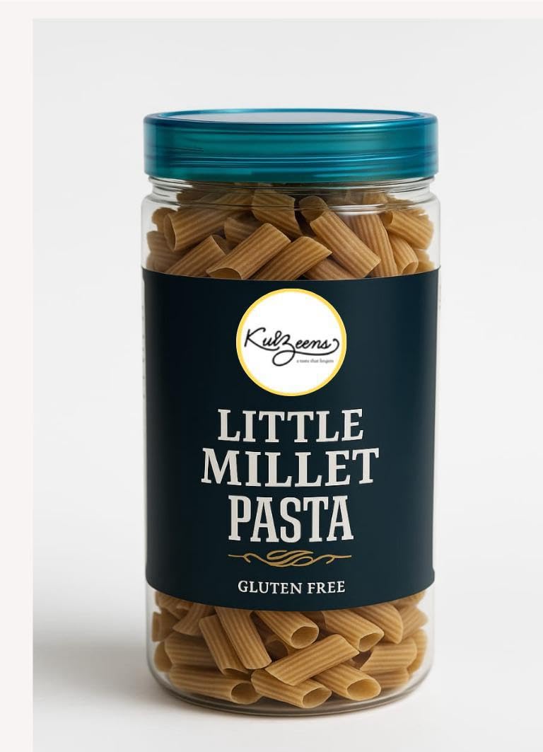 Millet Me by Kuizeens Little Millet Pasta - 230g | Low GI |Protein & Fiber-Rich | Gluten-Free Delight | Low Carb & Low Glycemic Index | Easy-to-Make | No MSG | No Preservatives | Jain | No Onion & Garlic