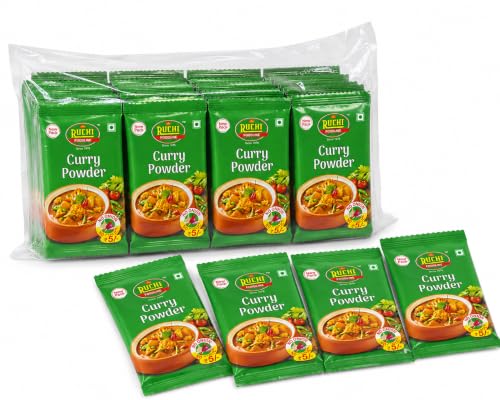 RUCHI Curry Powder Liner Authentic Indian Spice Blend 50 GM Elevate Your Dishes with Rich Flavors | 100% PURE NO ONION & GARLIC FORMULA