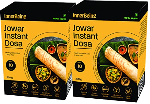 InnerBeing | Instant Jowar Dosa Mix | Pack of 2 | Each 250 g