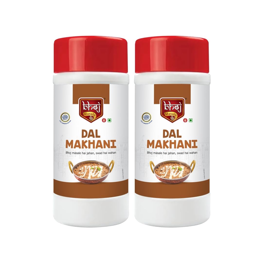 Bhoj Masale Dal Makhani Masala 500gm each (Pack OF 2) | Dal Makhani Masala Natural And Fresh Authentic Spice Blend.No Colour, No Preservatives, No Onion & No Garlic (Jain Masala)