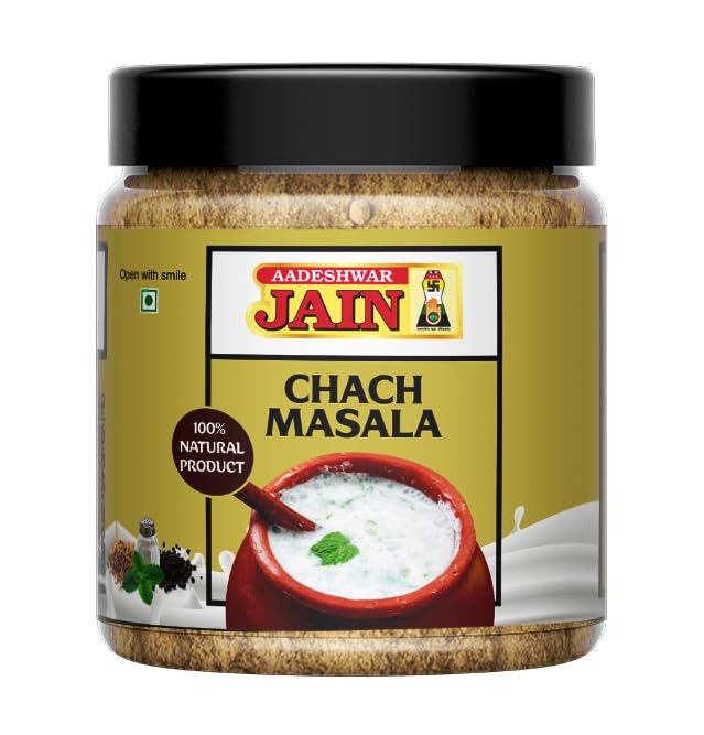 AADESHWAR JAIN Chaas Masala | Buttermilk Masala | Helpful for digestion | Ready to Sprinkle | Chhach Masala Powder (100g)