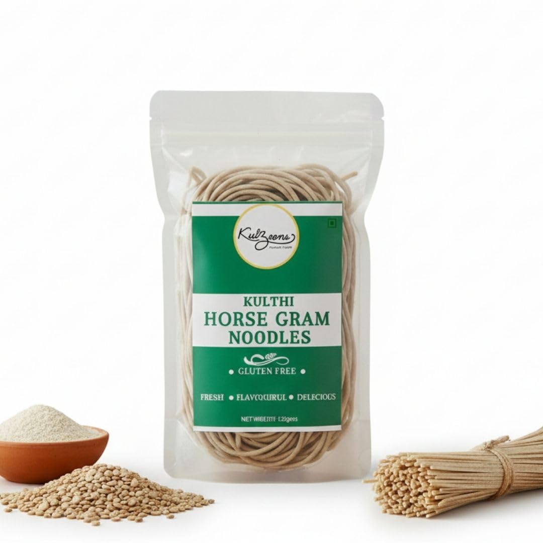 Millet Me by Kuizeens Gluten-Free Horse Gram Noodle - 110G (Pack of 1) | Protein & Fiber-Rich | Easy-to-Make | Rich in Nutrients | No MSG | No Preservatives | Low Glycemic | Vegan & Wholesome | Easy to Digest Healthy Noodles | Jain | No Onion & Garlic | Ready in Minutes