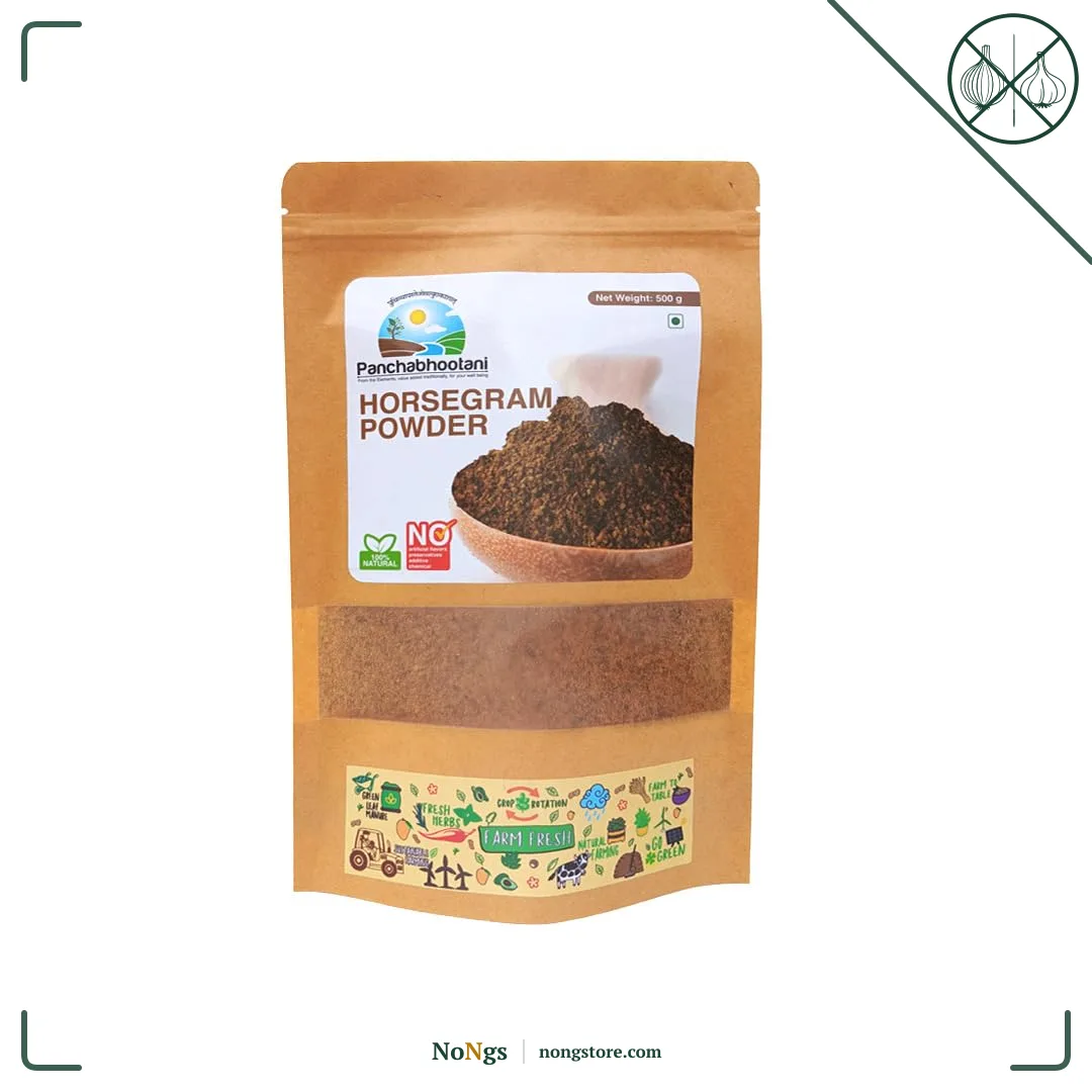 Panchabhootani Horsegram Chutney Powder 500g: Instant Use, Dip or Sprinkle, No Added Colour & Preservatives, Naturally grown Horsegram, Traditional Recipe, Rich in Nutrients, Diabetic & Heart Friendly