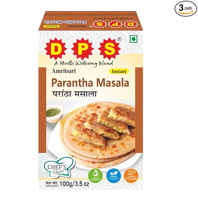 DPS SPICES Paratha Masala - 100g - Authentic Indian Flavour for Delicious Parathas (Pack of 3)