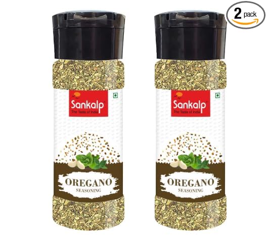 Sankalp Premium Oregano Seasoning Blend for Exquisite Culinary Creations for Pizza/Pasta – 55g*2 Pack