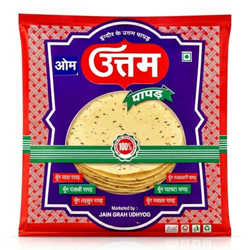 Om Uttam Moong Papad, 200gm