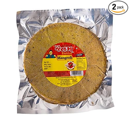 Jainam Handmade Mangroli Khakhra, 200g / Pack of 2