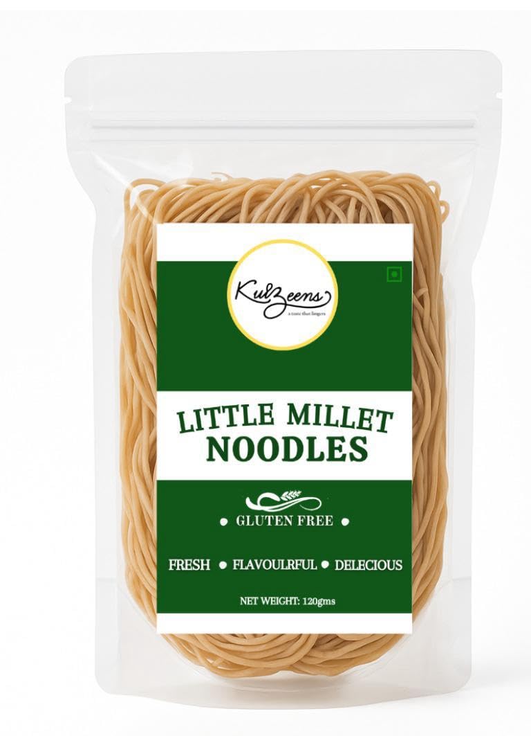 Millet Me by Kuizeens Little Millet Noodle - 220G (Pack of 1) | Traditional Indian Millets | Protein-Rich | Easy-to-Make | Fresh & Flavourfull | No MSG |No Preservatives|Vegan & Wholesome|Ready in Minutes | Jain | No Onion & Garlic