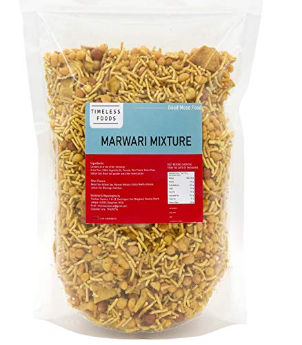 Timeless Food Marwari Mixture Namkeen 400g | Chatpata Rajasthani Mixture | Crunchy & Flavorful Snack