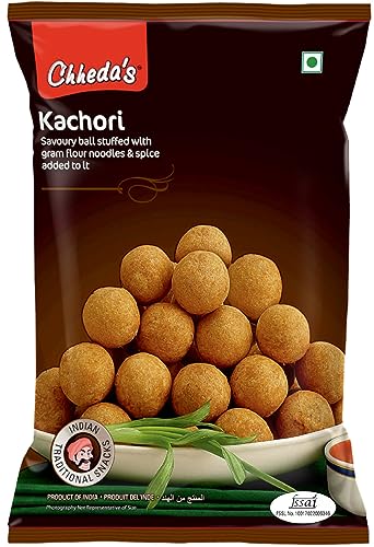 Chheda's - Kachori - Crispy Spicy Snack - with Spicy Mixture Filling - 300 Gm Pack of 1