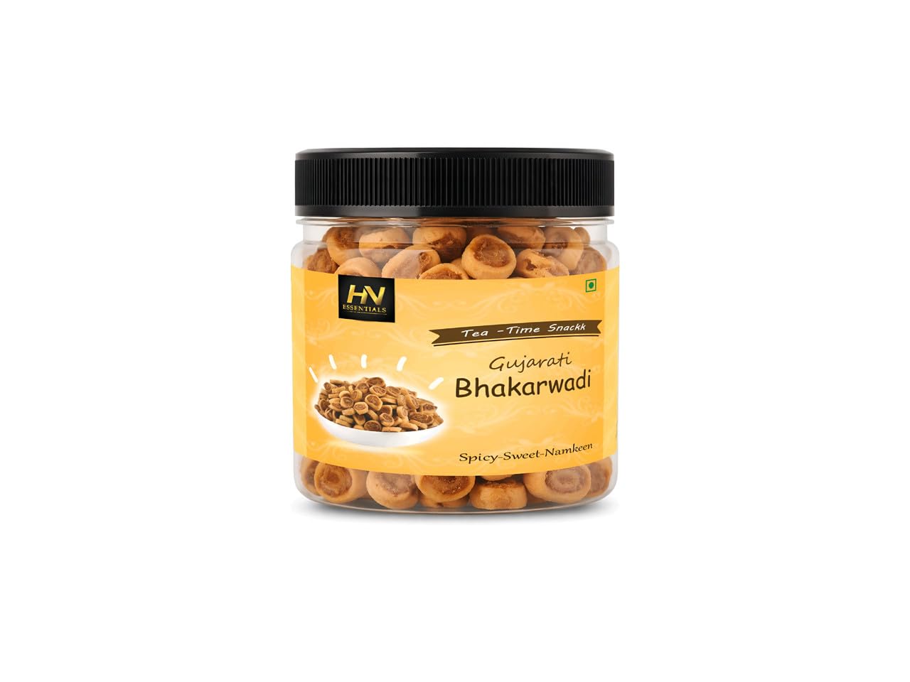 THAR NUTS ORGANIC Gujarati Mini Bhakarwadi 100gm | Big & Crunchy Traditional Snack | Authentic Indian Namkeen Nashta | Spicy Munching Snack