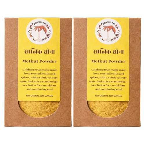 Do Chutki Metkut Powder 100g (Pack of 2) - Traditional Maharashtrian Metkut | for Idli, Dosa and Ghee Rice | No Onion, No Garlic | No Preservatives