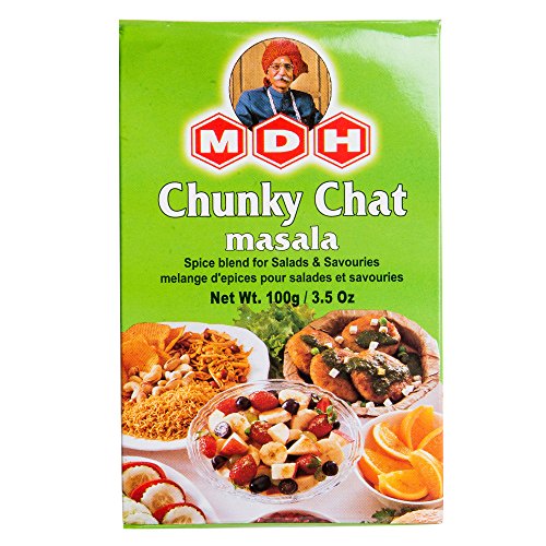 MDH Chunky Chat Masala Powder, Vegetable Masala, 100G/115Gram