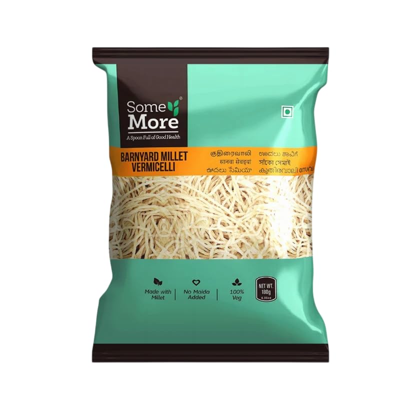 SOME MORE ﻿Barnyard Millet Sevai 180g | Instant Millet Sevai | Traditional Grain Food | Quick Cook Pack | Healthy Millets Meal | Easy Preparation Mix | Kitchen Use Food Pack