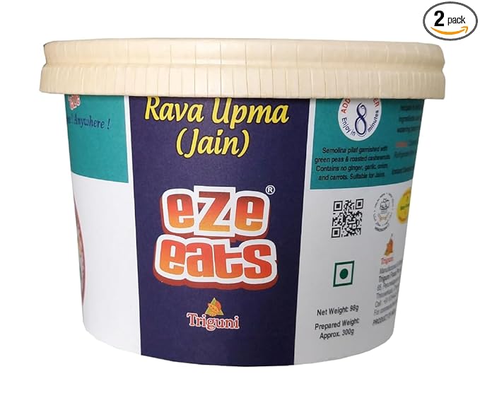 Triguni Eze Eats Rava Upma (Jain) (Pack of 2)