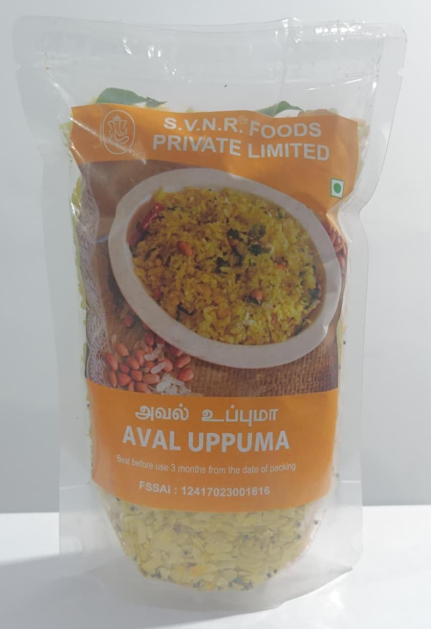 SVNR Aval Uppuma Mix -300g (No Onion - Suitable for Jain's)