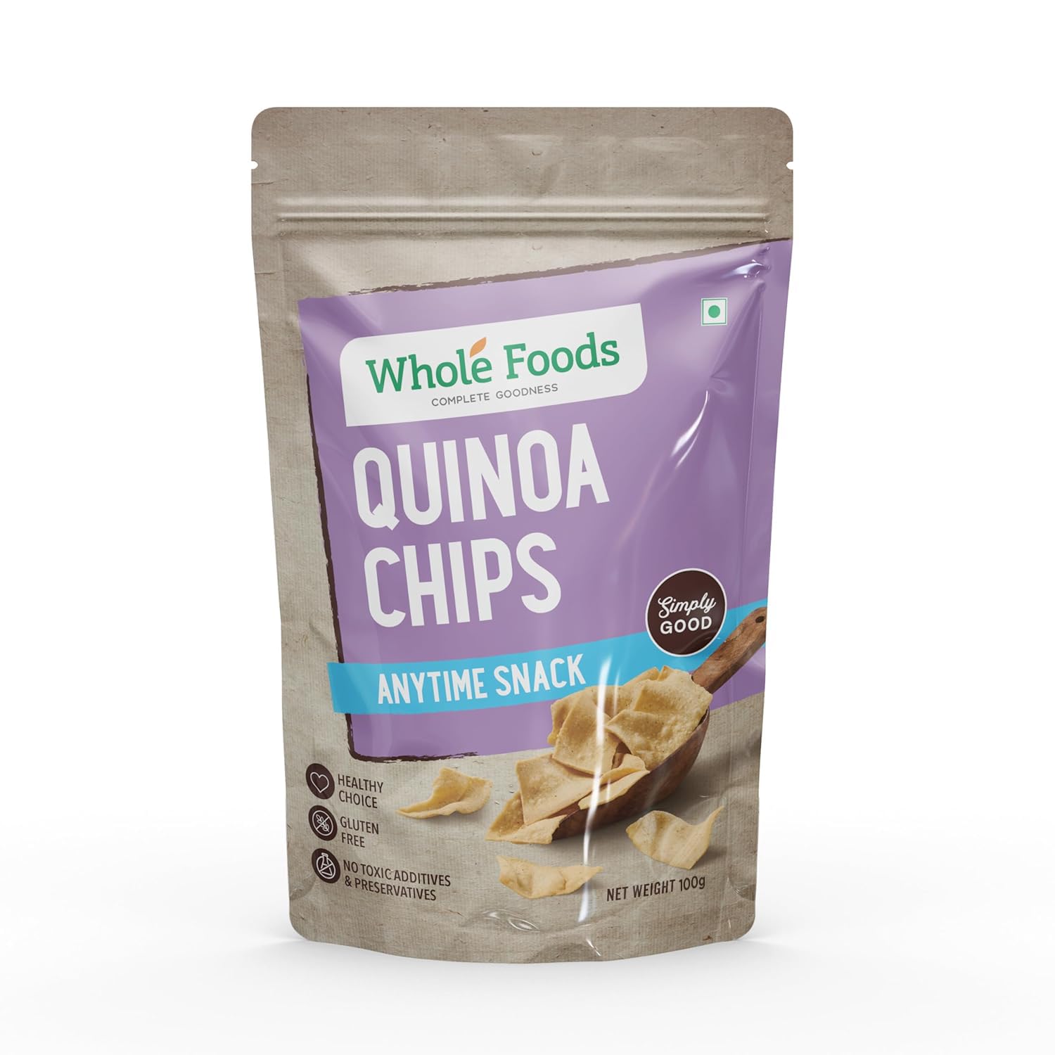 Whole Foods Gluten Free Quinoa Chips | 100G