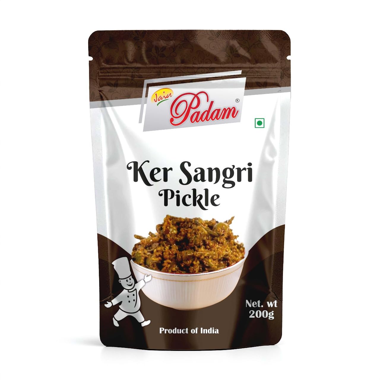 JAIN PADAM Ker Sangri Pickle | Traditional Rajasthani Achar | Authentic Spicy & Tangy Taste | Homemade Style Pickle 200gm
