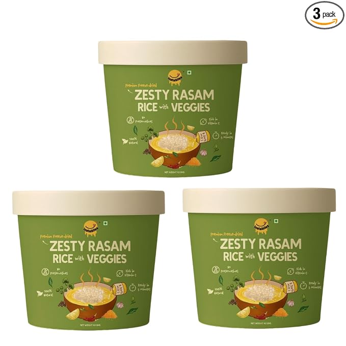 Instabites Ready To Eat Zesty Rasam with Veggies – Pack of 3