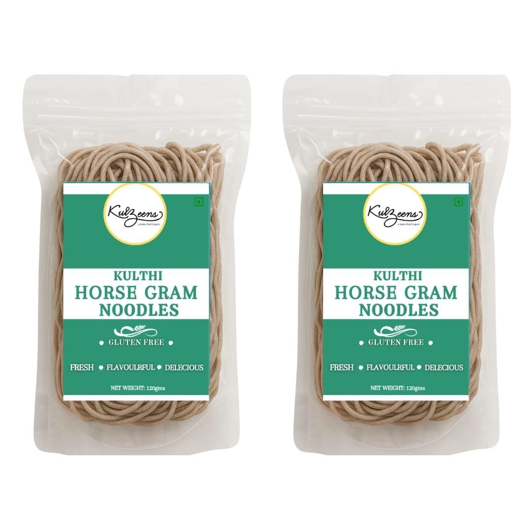 Millet Me by Kuizeens Gluten-Free Horse Gram Noodle - 220G (Pack of 2) | Protein & Fiber-Rich | Easy-to-Make | Rich in Nutrients | No MSG | No Preservatives | Low Glycemic | Vegan & Wholesome | Easy to Digest Healthy Noodles | Jain | No Onion & Garlic | Ready in Minutes