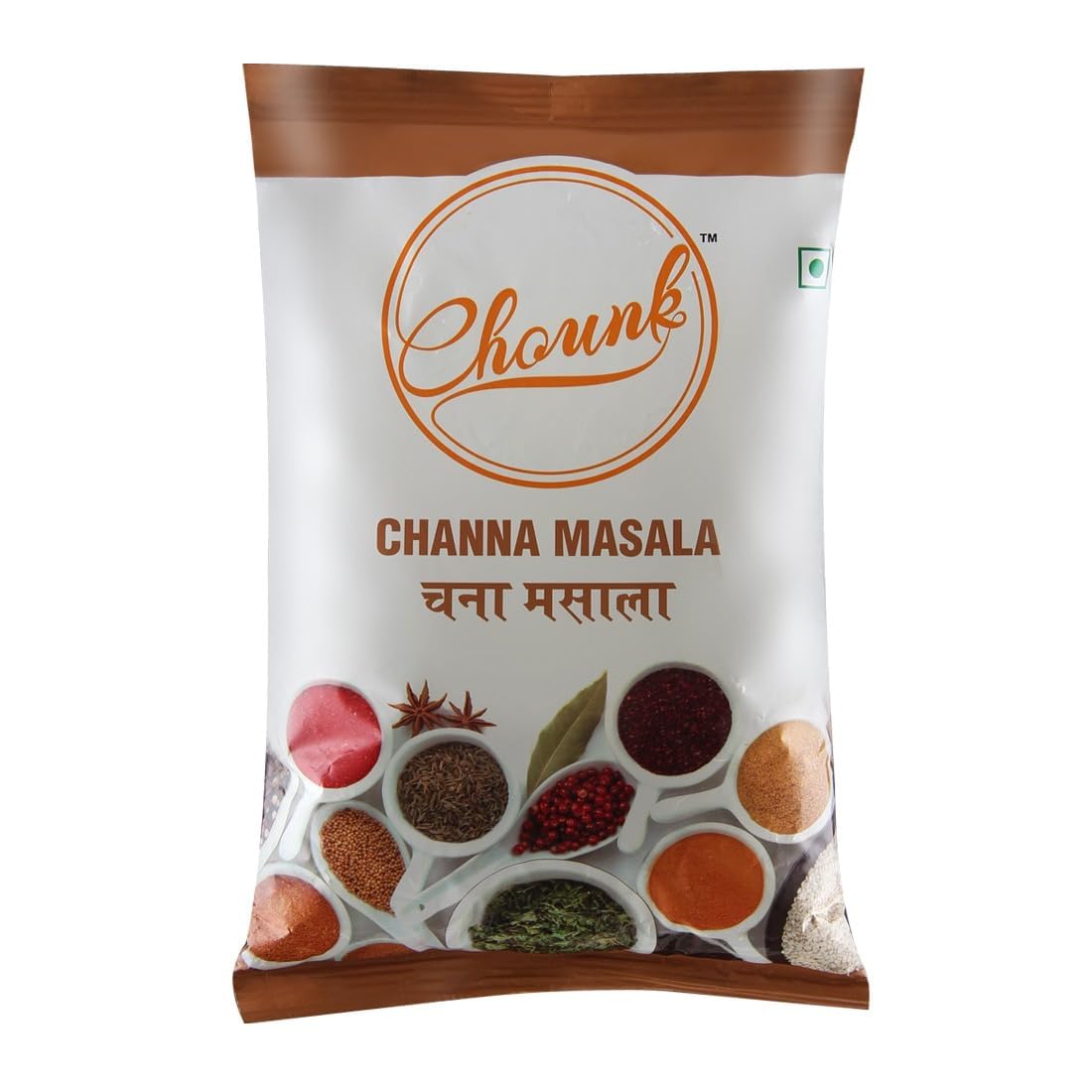 Chounk 100% Pure Punjabi Chana Masala Powder 500g No Onion No Garlic Blended Spice Mix Ready To Cook Powder Masala | No Chemicals