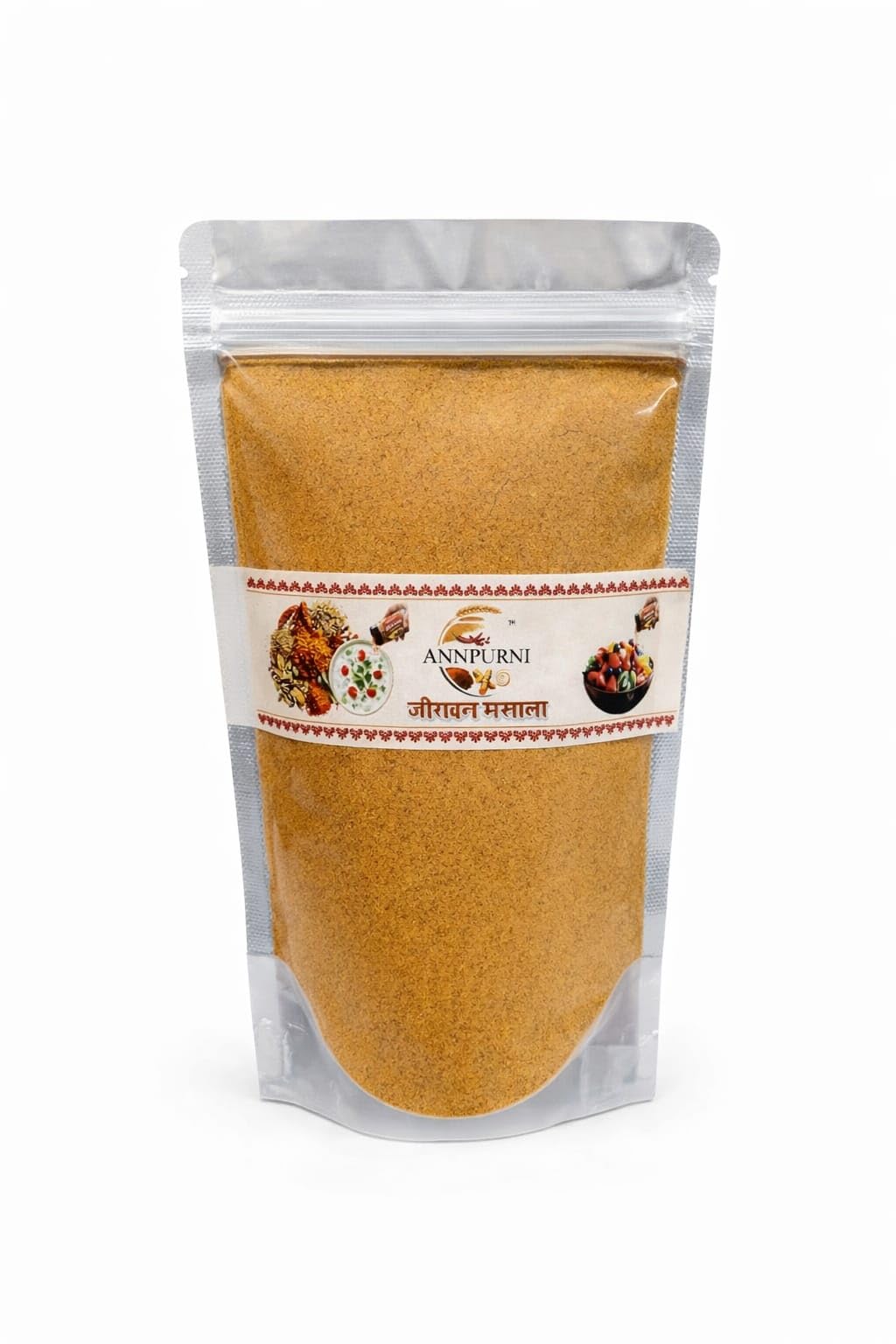 ANNPURNI Jeeravan Fruit Masala 100g | Special Fruit Masala Powder | Tangy & Spicy Chaat Masala for Fruits, Salads & Snacks | No Artificial Flavours, No Preservatives