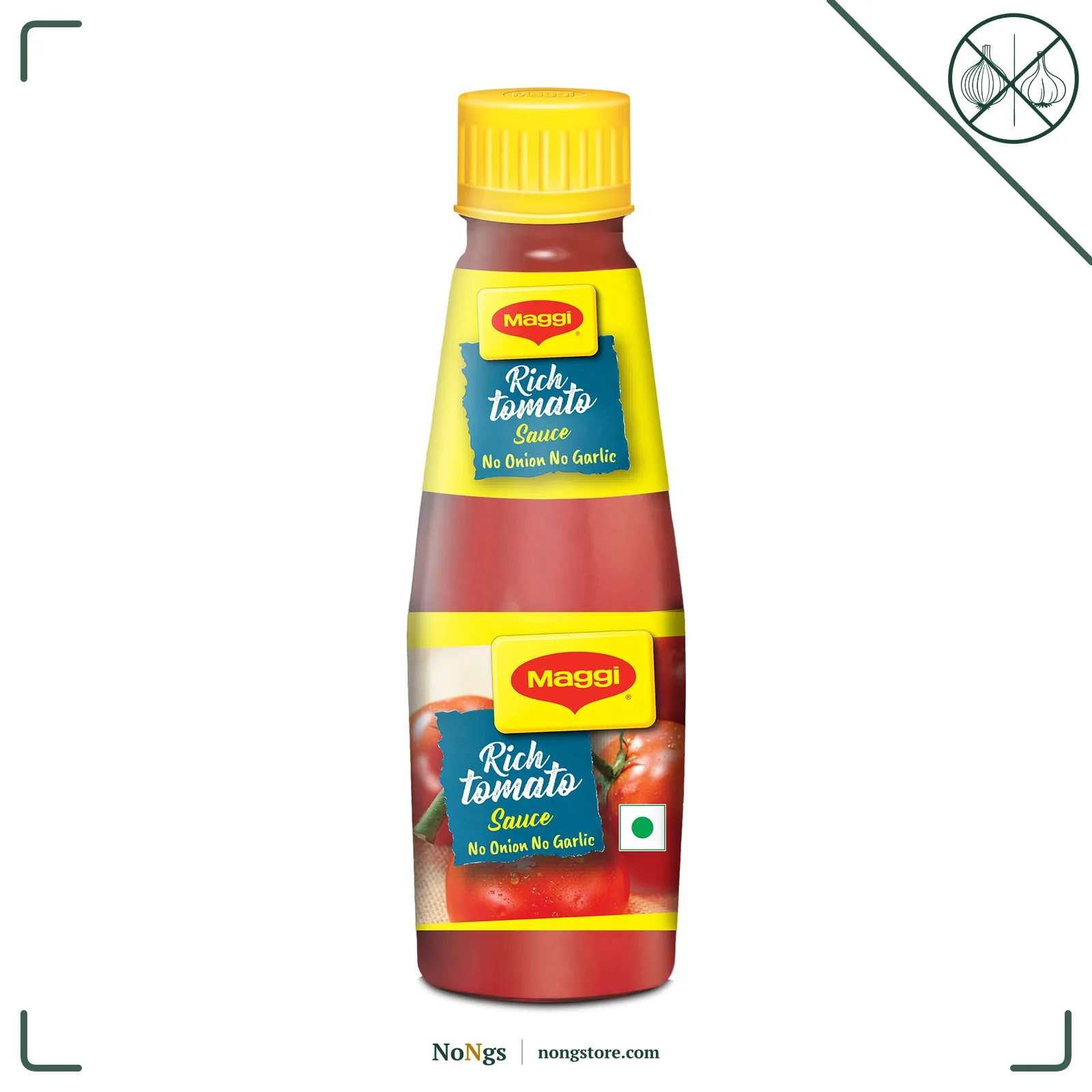 Maggi® Rich Tomato Ketchup, No Onion No Garlic, Made with Real Tomatoes, 200g