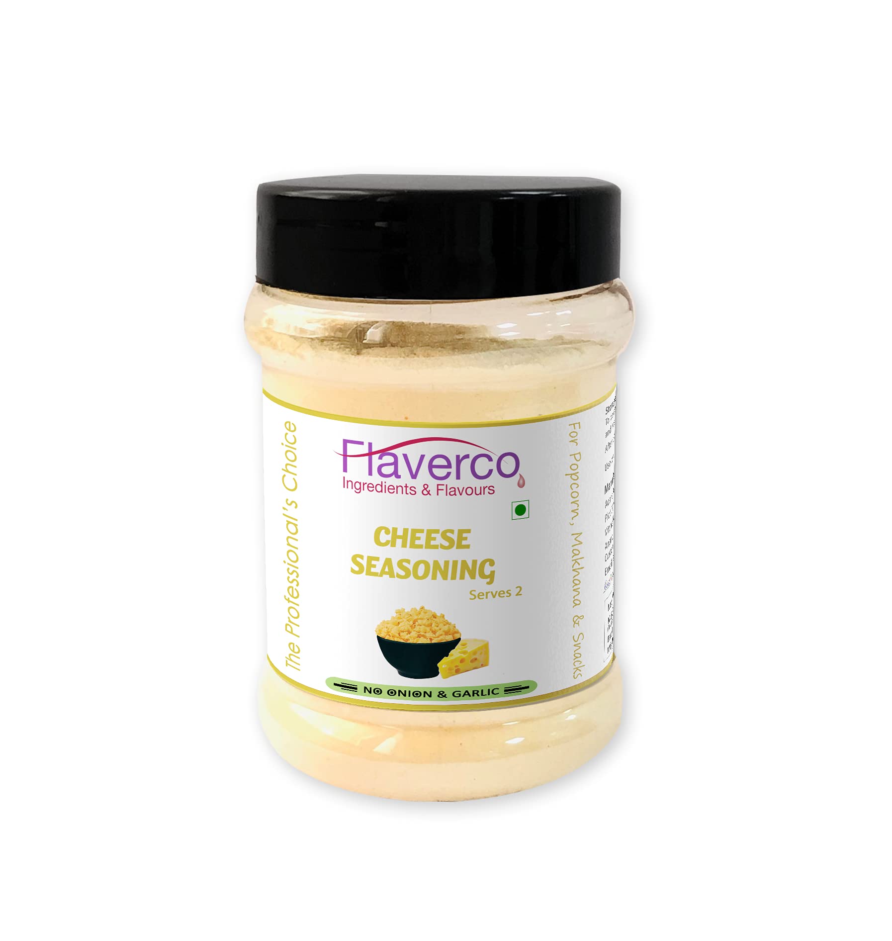 Cheese Seasoning (No Onion & Garlic) for Snacks, Makhana, Popcorn, Fries & Many More!! (100 g)