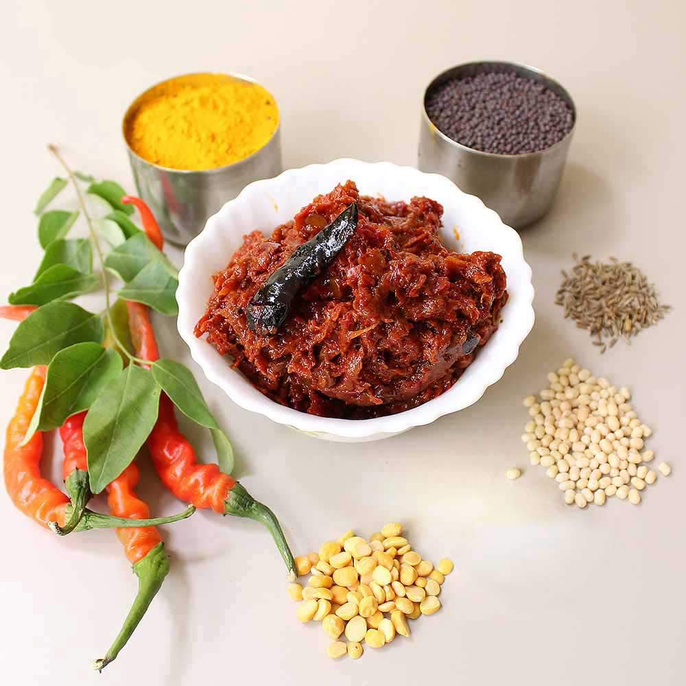 Sitara Foods Jain Green Tamarind Pickle Without Garlic Chinthakaya Thokku Aachar Home Made 500 Grams Pack