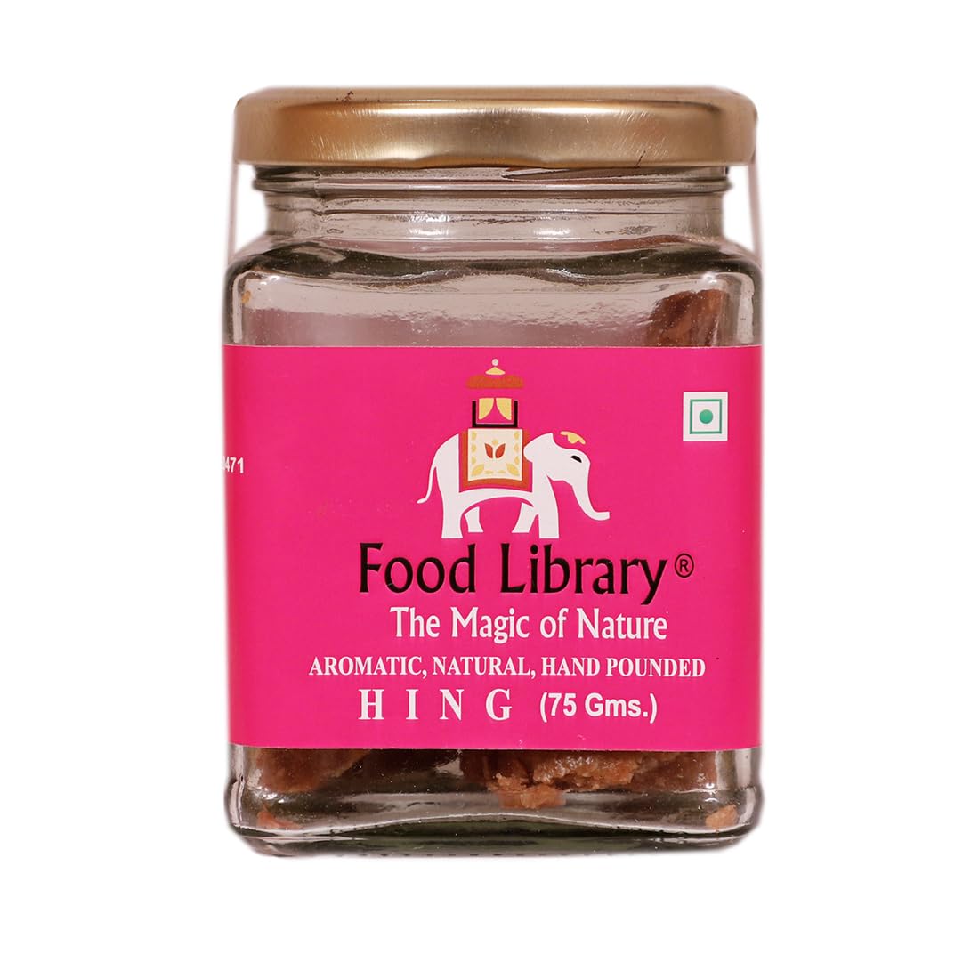 Food Library The Magic Of Nature Premium Compounded Hing | Heeng | Asafoetida – 75g Jar – Authentic Taste | Aroma & Pure Flavor | Organic Pure Kadak Heeng | Gluten-Free & No Additives | No Preservatives or Artificial Colors .