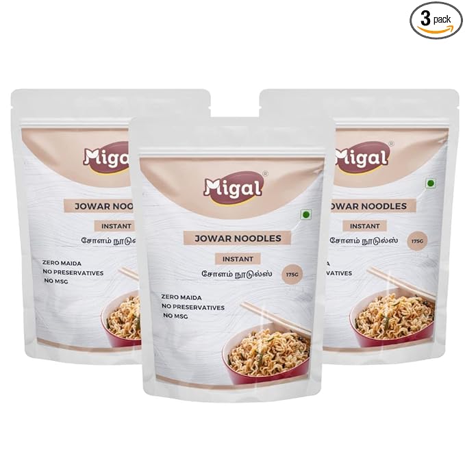 Migal Instant Jowar Noodles - Pack of 3